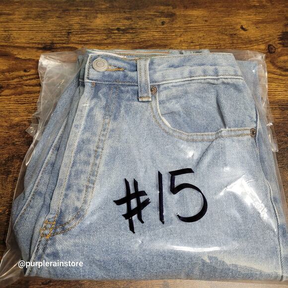 Cry Baby Jeans Size 24 Skinny High Rise Button Fly Medium Light Wash Denim - Picture 13 of 13